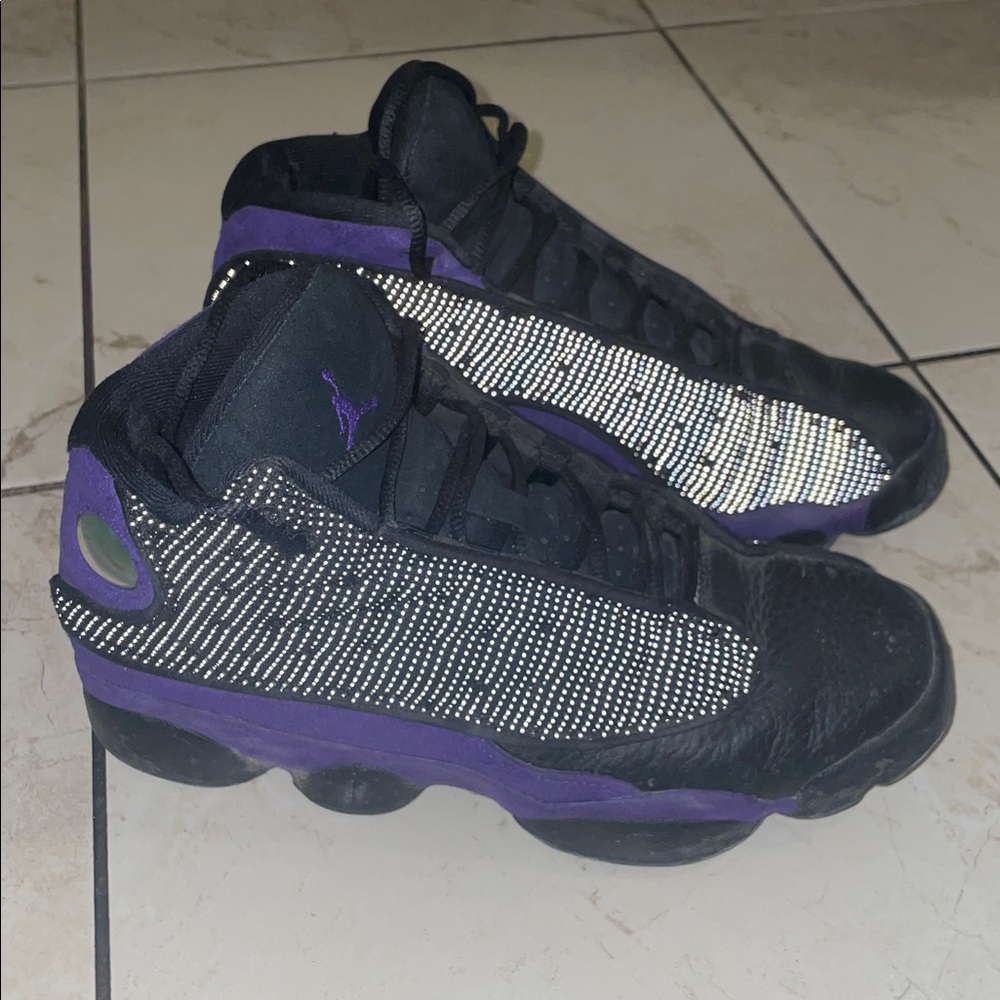 Black and Purple Ladies Shoes Jordan’s (authentic)